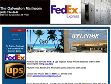 Tablet Screenshot of galvestonmailroom.com